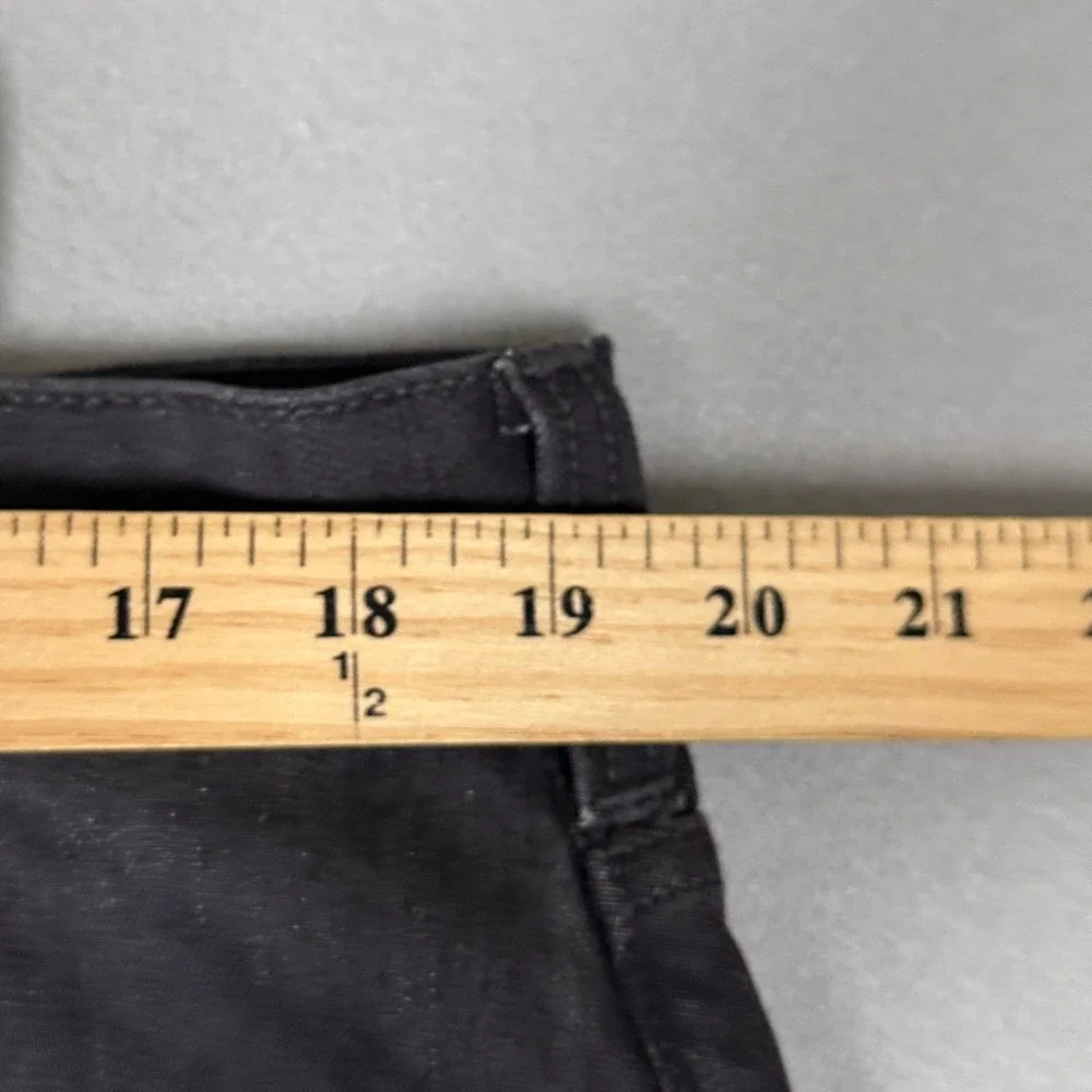 Carhartt Jeans Mens 38X32 Black Relaxed Fit Straight Leg Dark Wash Stretch Denim